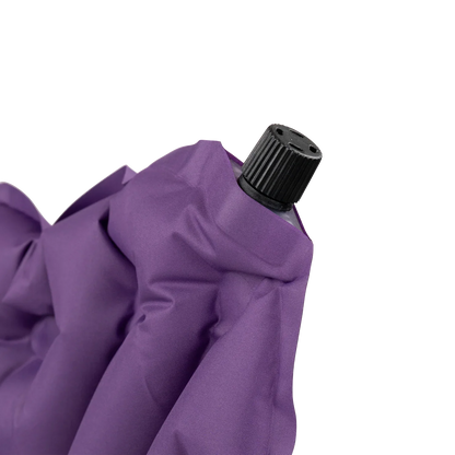 Close up of LSU Tigers V Seat valve.