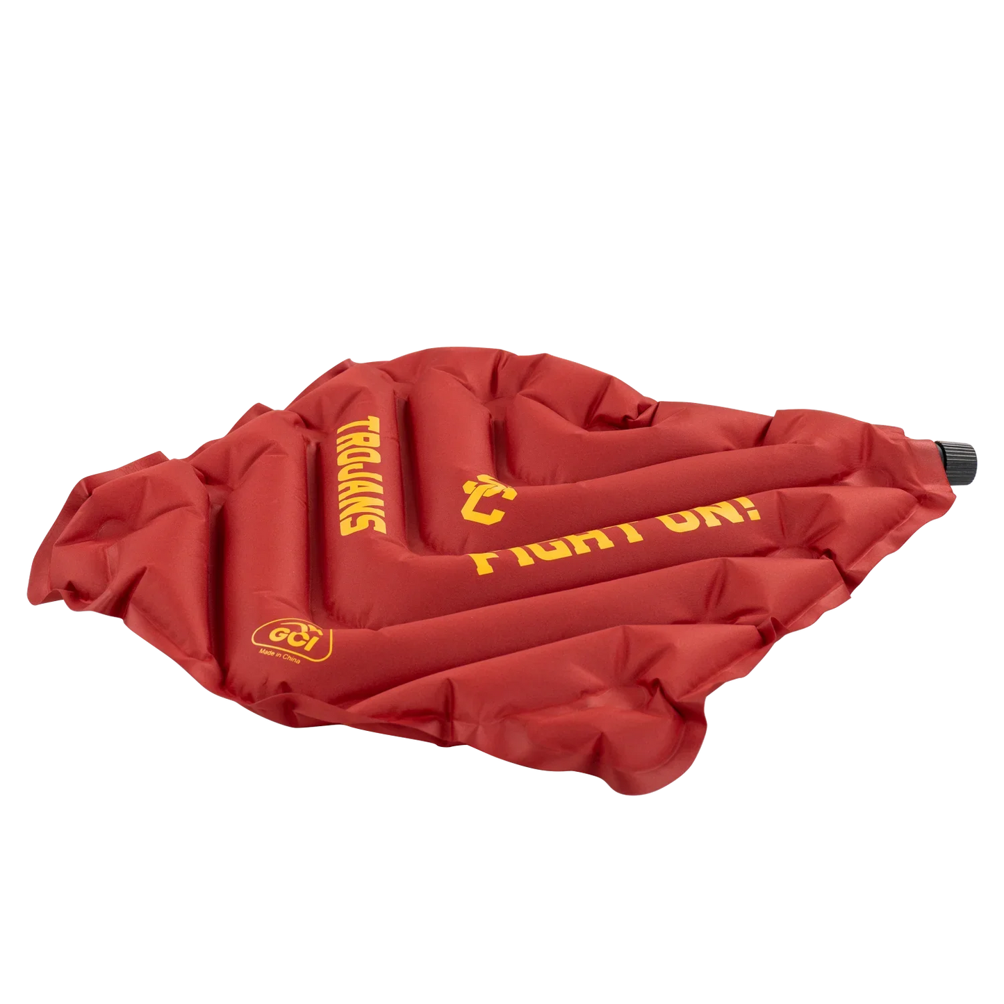 Side angle of V Seat with USC Trojans print.