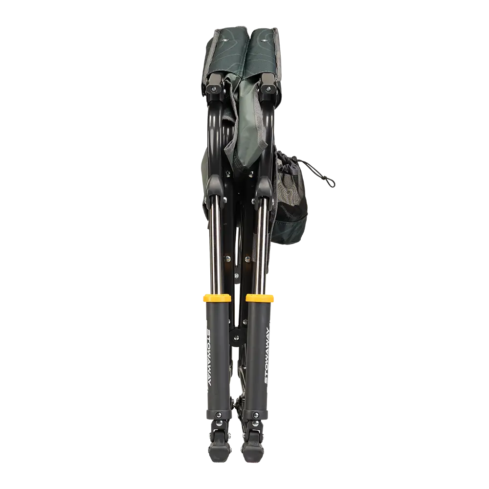 Folded view of the Hunter Topo Stowaway Rocker. 