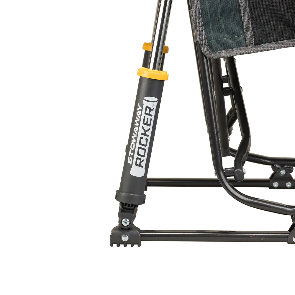 Spring-Action shocks on the Hunter Topo Stowaway Rocker. 