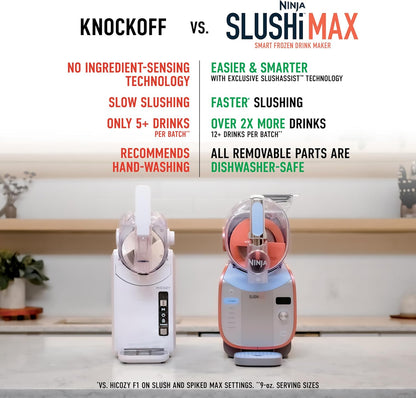 Ninja SLUSHi Max XXL – Macchina granite smart 150 oz, 6 programmi, FS605 + libro cocktail omaggio