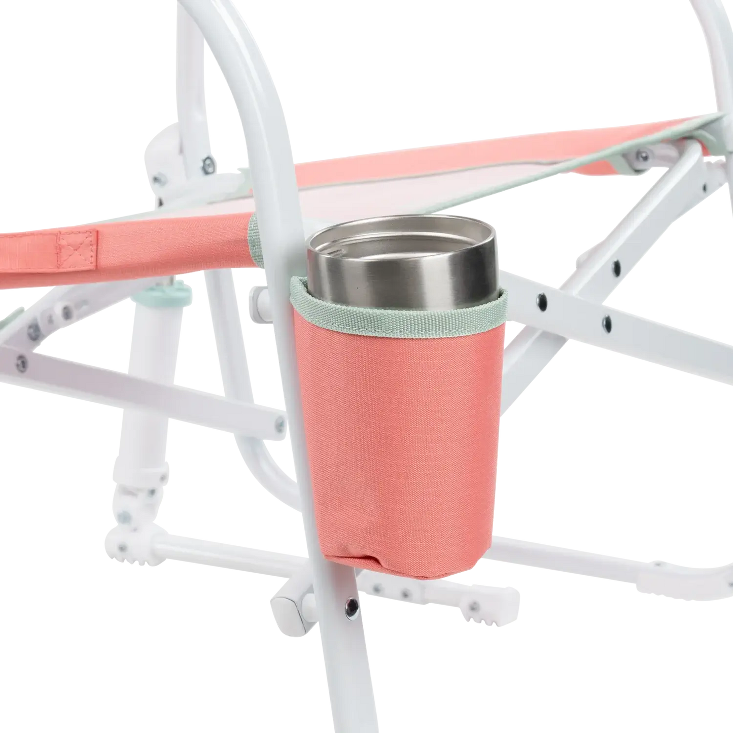 Grab & Go Rocker, Coral, Cup Holder