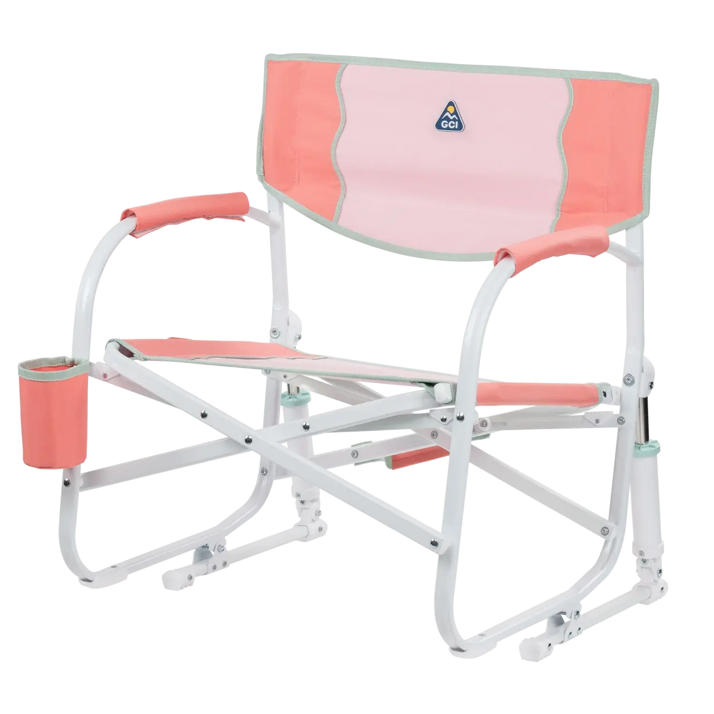 Grab & Go Rocker, Coral, Front Left