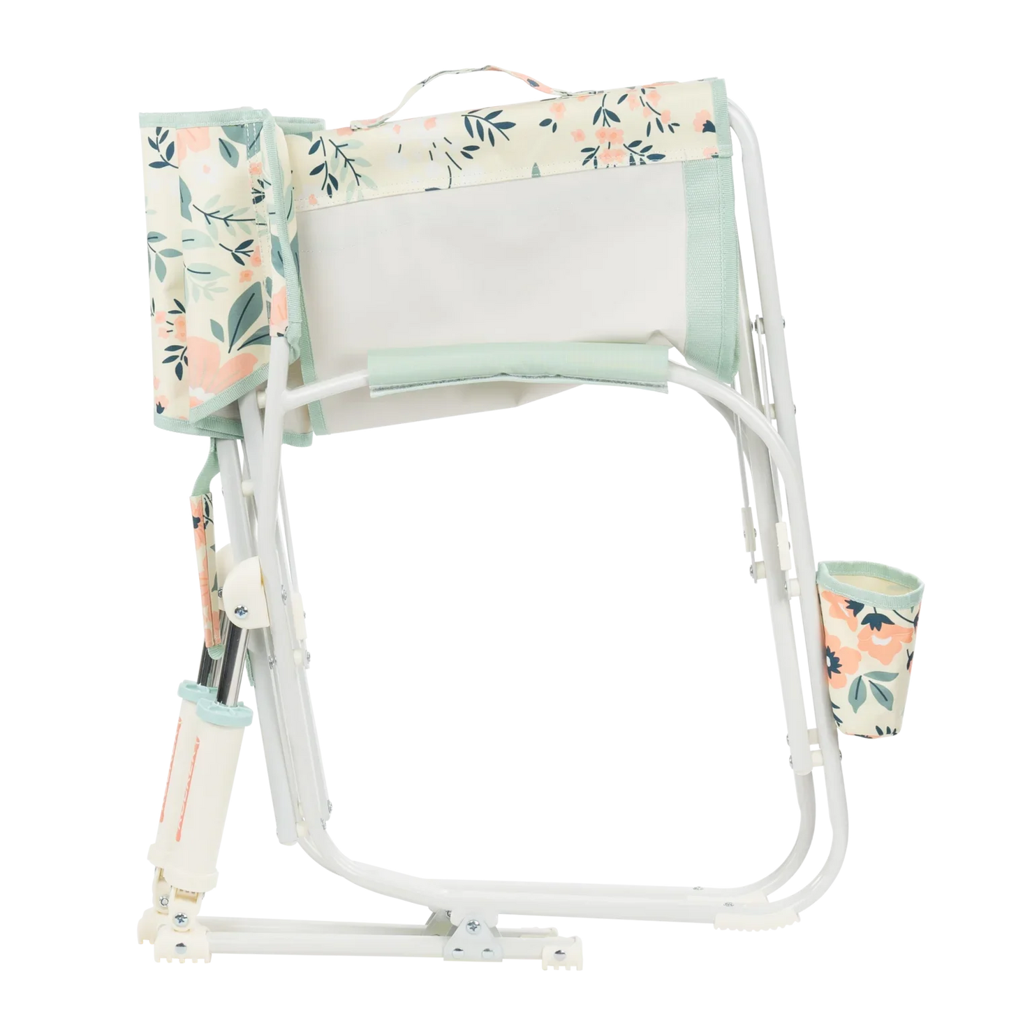 Grab & Go Rocker, Floral Bouquet, Folded Side