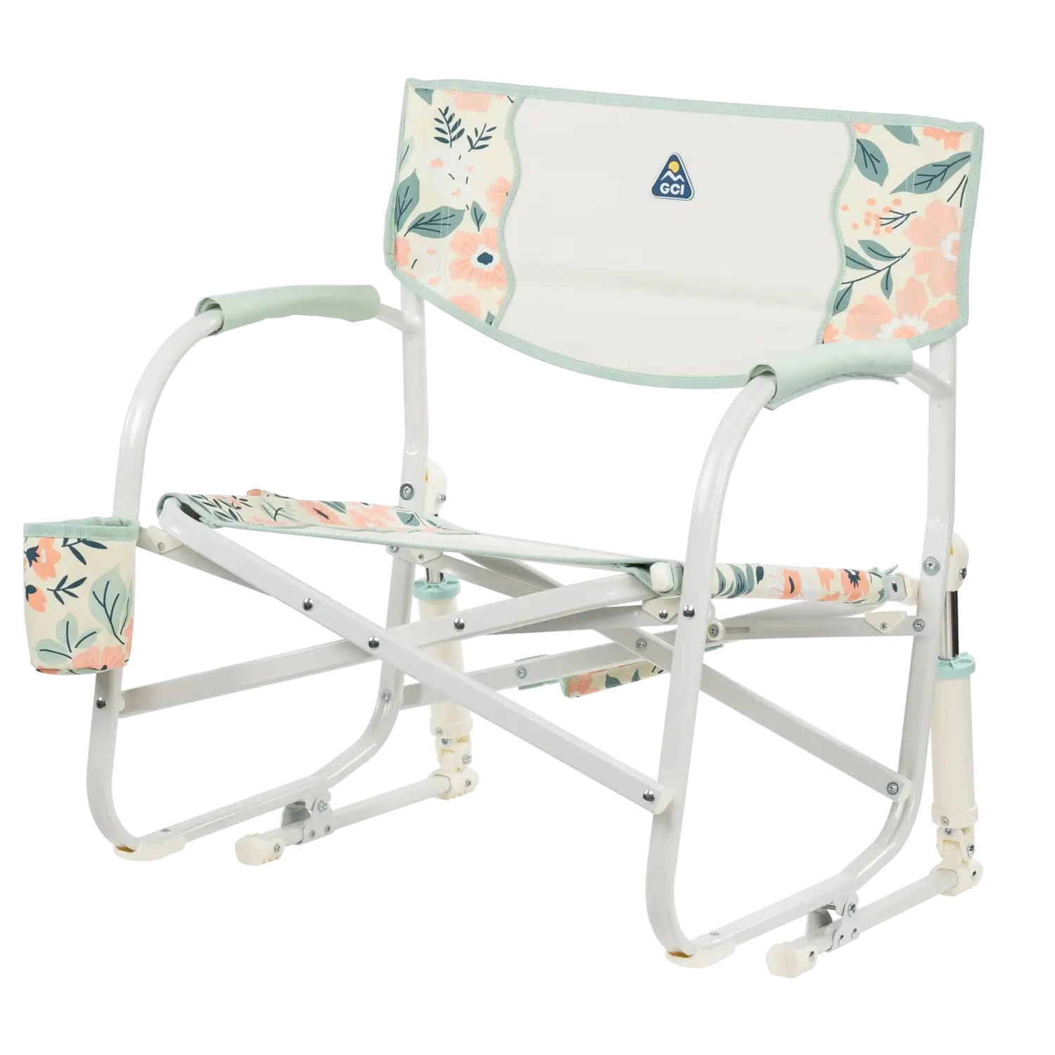 Grab & Go Rocker, Floral Bouquet, Front Left