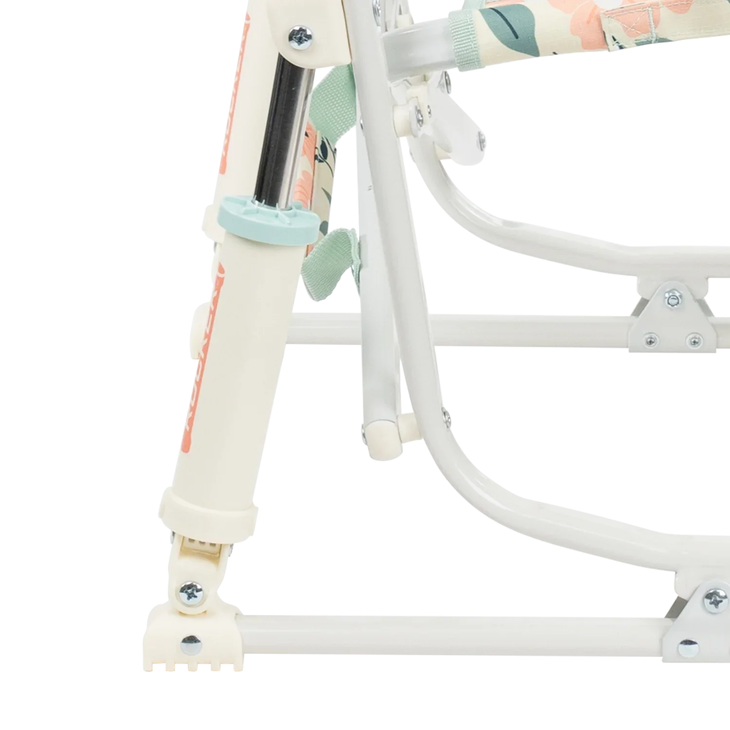 Grab & Go Rocker, Floral Bouquet, Shock Side Angle