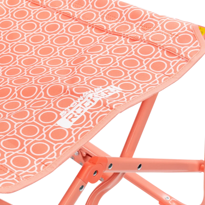 Infinity Comfort Edge on Coral Mosaic Stowaway Rocker.