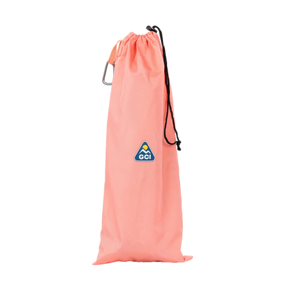 The bag of the coral Sunshade Accessory. 